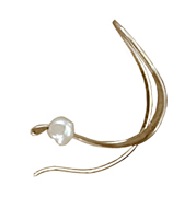 Curl Earring with Freshwater Cultured Pearl
