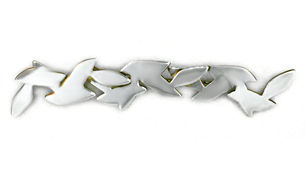 Snowflake Sterling Silver Pin