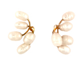 Baby's Breath Earring in 14 kt. Gold and Freshwater Cultured Pearl