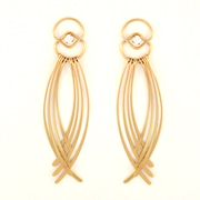 Fringe Crossing Earring Jacket